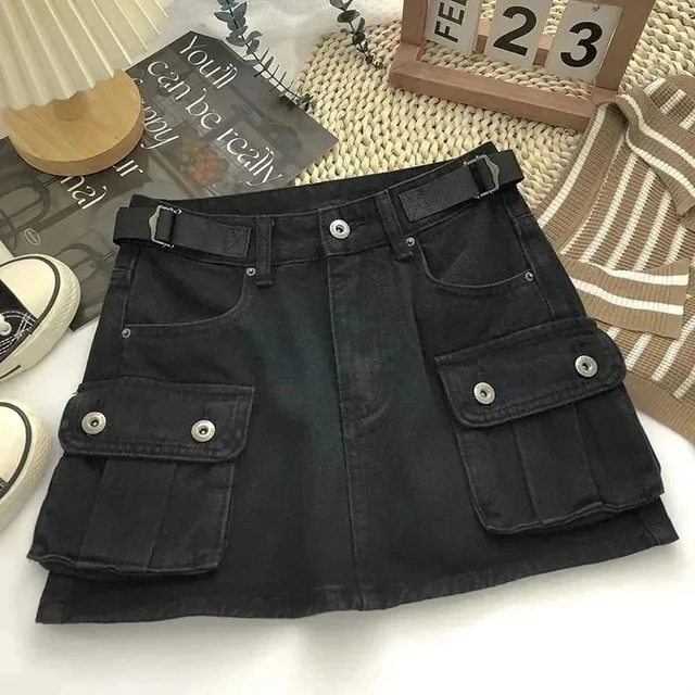 Y2K-Vintage-Denim-Skirts-for-Women-High-Waist-Korean-Slim-Pocket-Cargo-Skirts-Ladies-Streetwear-Solid.jpg_640x640